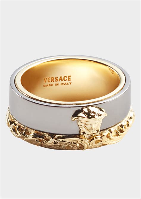 versace medusa ring online|versace medusa ring men.